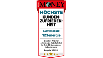 123energie gewinnt den Award für das beste Preis-Leistungs-Verhältnis