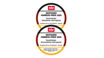 123energie wurde 2025 bereits zum elften Mal in Folge mit dem Deutschen Fairness-Preis ausgezeichnet.