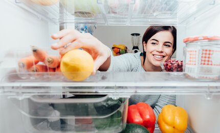 Kühlschrank, Obst, Gemüse