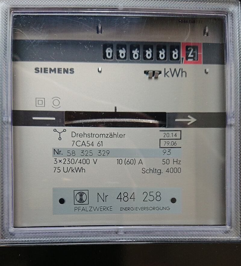 Stromzähler ablesen