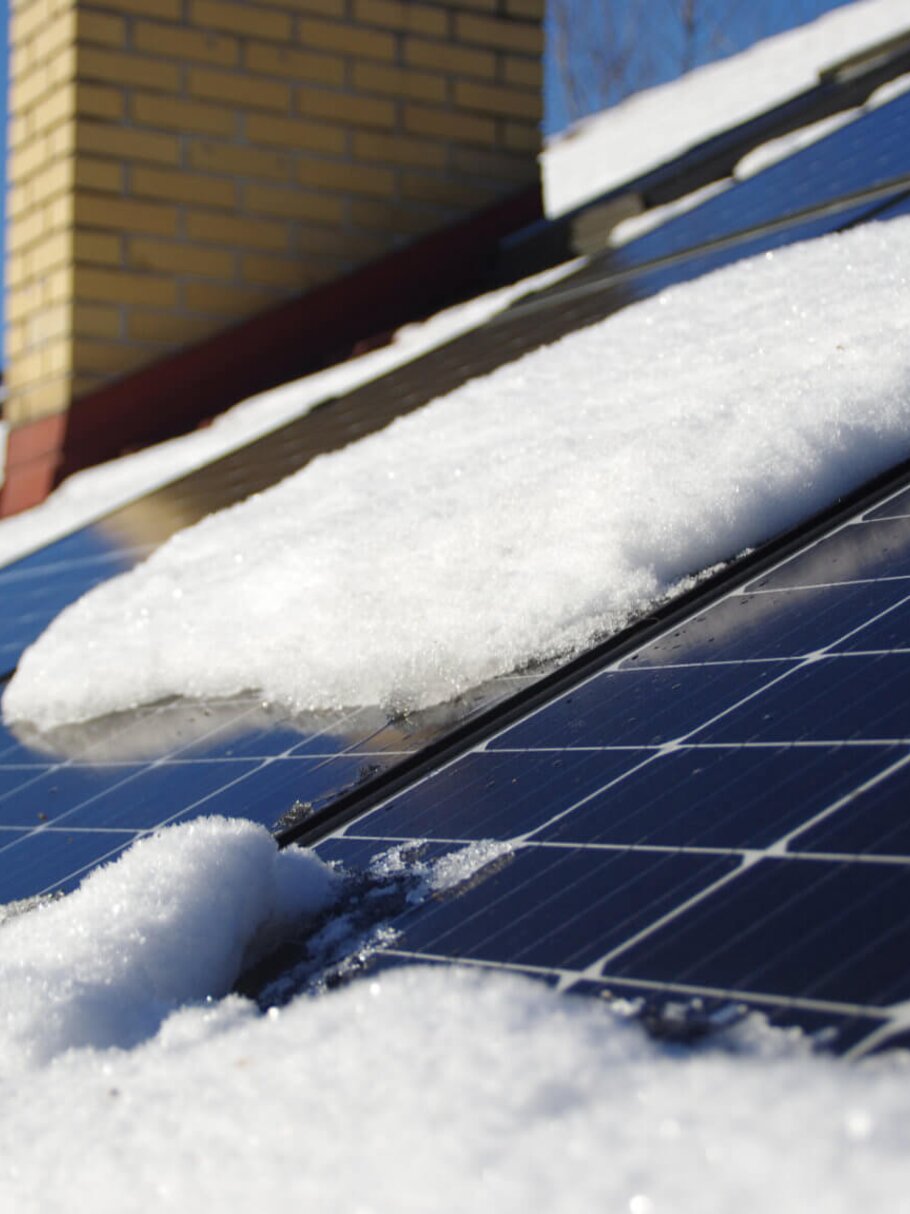 Solaranlage im Winter nutzen