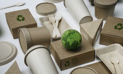 Zero waste - Verpackungen durch Recyclingmaterial