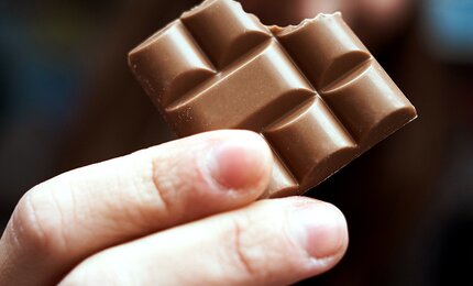 Schokolade, Hand, Finger, Mensch
