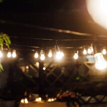 Nacht, Glühbirne, Lampen, leuchtet, draußen, Lichterkette Nacht, Glühbirne, Lampen, leuchtet, draußen, Lichterkette