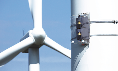 Windkraftanlage, Himmel, Windenergieanlage, Rotorblätter, Windrad